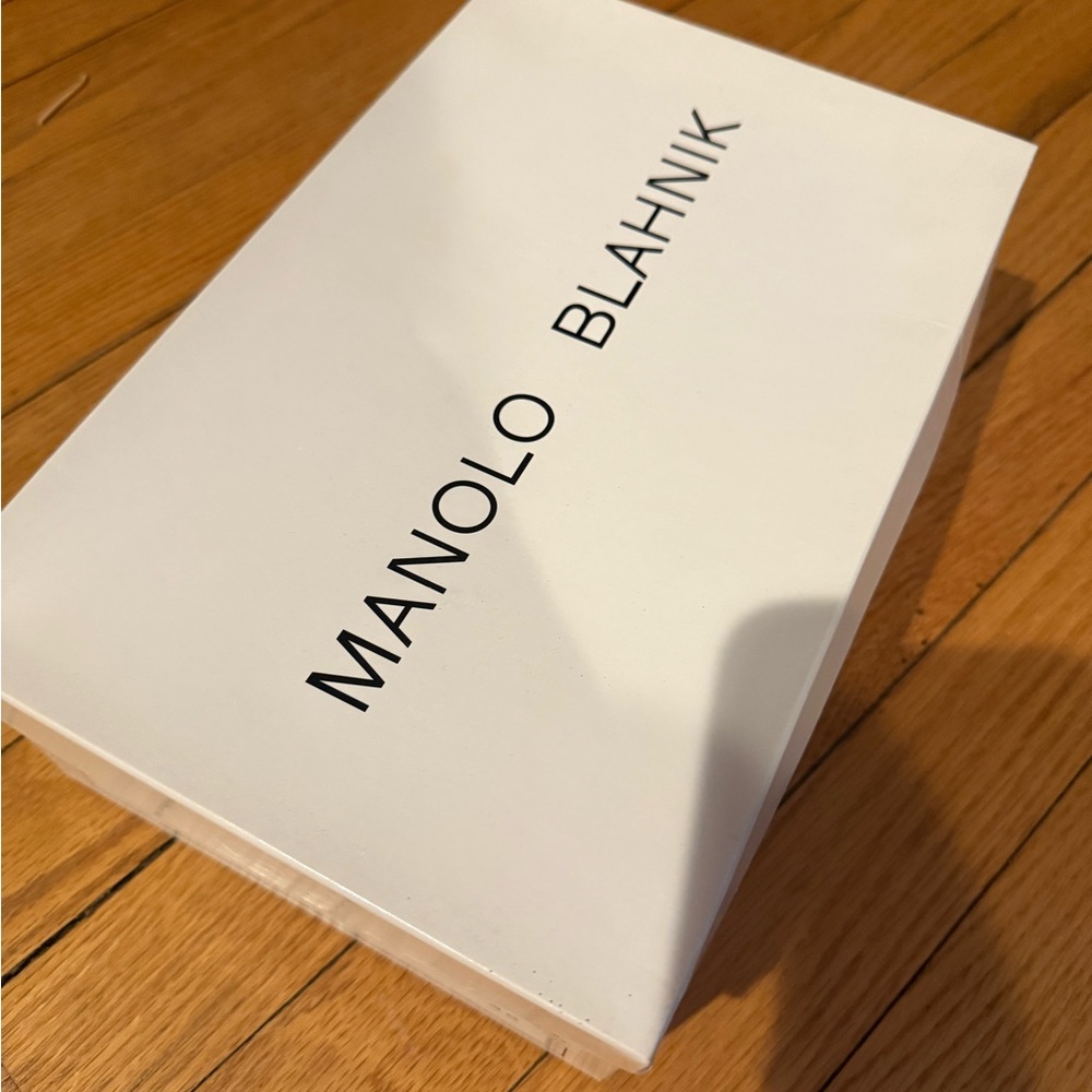 Manolo Blahnik White Shoe Box